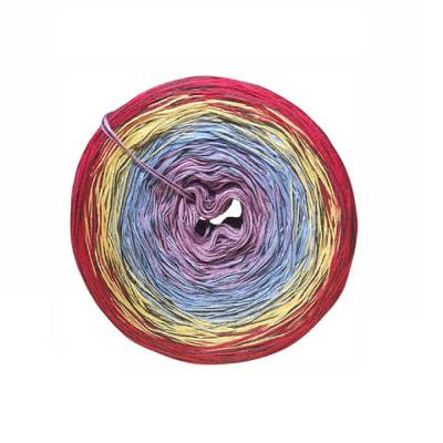 (75,88€/kg) Farbverlaufsgarn / Bobbel Melierter Regenbogen