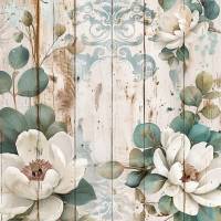 4 florale Vintage Grafiken zum Download - 4 JPG Dateien, 300 dpi - Magnolie - 600004 Bild 5