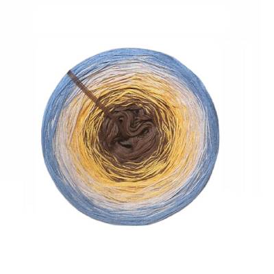 (75,88€/kg) Farbverlaufsgarn / Bobbel Sonnenblumenfeld