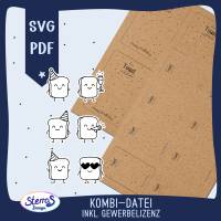 Laserdatei Toast Geburtstag Kombidatei • Holzdeko Druckvorlage A4 • Party Geschenk Tischdeko • inkl Gewerbelizenz Bild 2