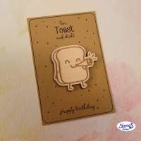 Laserdatei Toast Geburtstag Kombidatei • Holzdeko Druckvorlage A4 • Party Geschenk Tischdeko • inkl Gewerbelizenz Bild 8