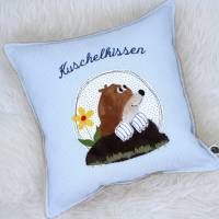 Stickdatei Maulwurf doodle Applikation Bild 1