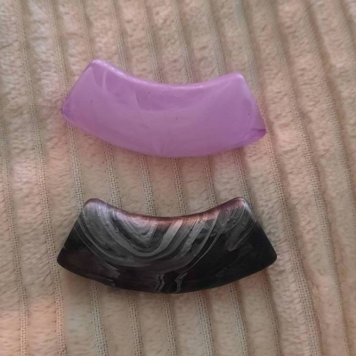 Tuchperle Tuchring Schalperle Schalring Röhre marmoriert Farbwahl