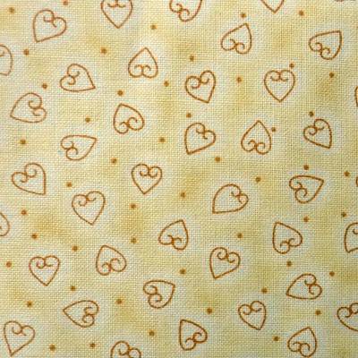 Patchworkstoff Stof Quilters Basics Style 4513 kleine Herzen