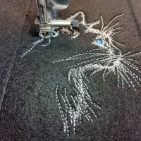 Katze Konturen seitlich Lichteffekt 18*18 bzw. 20*20cm Bild 2