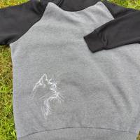 Katze Konturen seitlich Lichteffekt 18*18 bzw. 20*20cm Bild 9