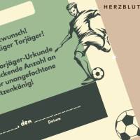 Fußball Urkunde als Mitgebsel für den Kindergeburtstag | Geschenktüte für Kinder Bild 7