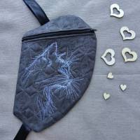 Katze Konturen seitlich Lichteffekt 20x26-30cm, 21*40cm EXP Bild 4