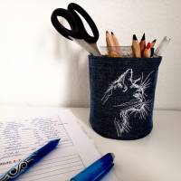 Katze Konturen seitlich Lichteffekt 20x26-30cm, 21*40cm EXP Bild 8