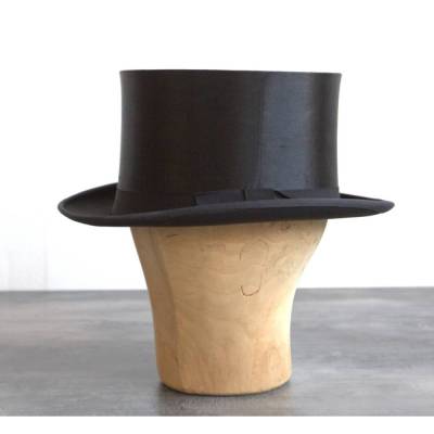 Klappzylinder Chapeau Claque Seide Größe 57 – Eleganter Zylinder für Turnierreiter & Berufsbekleidung