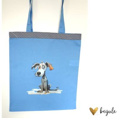 Taschenbeutel mit Hundemotiv