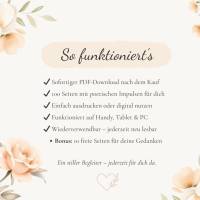 Heilung Journal PDF | 100 Impulse für Achtsamkeit, Selbstheilung & inneren Frieden | Digitales Journal Deutsch Bild 3