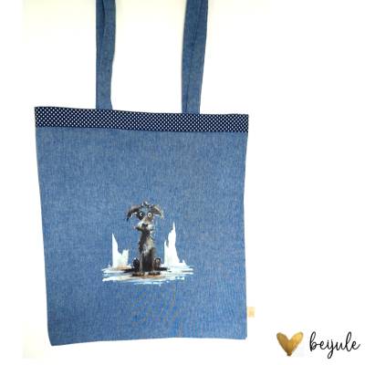 Taschenbeutel mit Hundemotiv