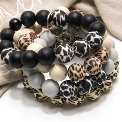 Schlüsselarmband Schlüsselanhänger Armband Schlüssel Armband Geschenk Frau Farbwahl Anhänger