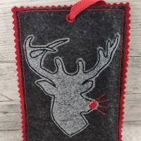 * Adventskalender TO GO, ITH Stickdatei * Hülle für Gutscheine, Geldgeschenke usw., Doodle und Füllstich Bild 6