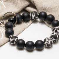 Schlüsselarmband Schlüsselanhänger Armband Schlüssel Armband Geschenk Frau Farbwahl Anhänger Bild 1