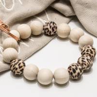 Schlüsselarmband Schlüsselanhänger Armband Schlüssel Armband Geschenk Frau Farbwahl Anhänger Bild 5
