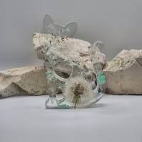 Katze mit Pusteblume Mint Bild 1