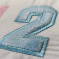 Stickdatei  Chenille Applikation Schrift ca. 75mm ABC Buchstaben Zahlen Set 2543 Maschinenstickerei Bild 7