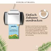 Geburtstag im Zoo für Kinder mit Tiermotiven | DIN A4 Schulausflug in den Zoo Bild 3