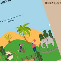 Geburtstag im Zoo für Kinder mit Tiermotiven | DIN A4 Schulausflug in den Zoo Bild 7
