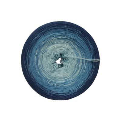 (75,88€/kg) Farbverlaufsgarn / Bobbel Waldquelle dunkel
