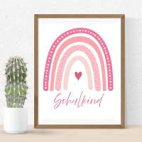 Schulkind Regenbogen PNG SVG Datei - Download Plotterdatei - Plotter File - Geschenkidee Gift idea - Kindergarten Vorsch Bild 4
