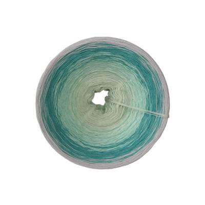 (75,88€/kg) Farbverlaufsgarn / Bobbel Türkises Osterei