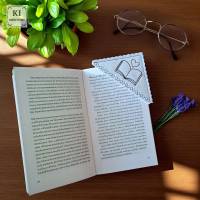 Stickdatei Set – ITH Leseecke & Lesezeichen ab 10x10 Rahmen mit Herz-Buch-Motiv Bild 7