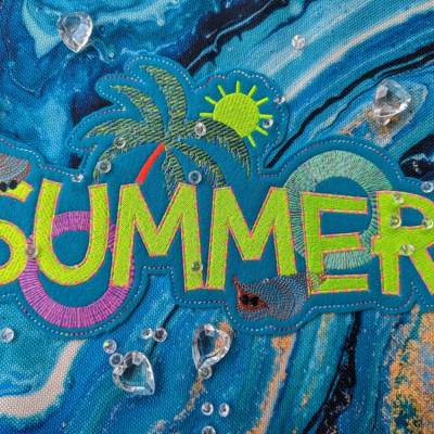 Set Summer Aplikation in 13x18 und 20x28