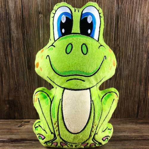 Stickdatei ITH Frosch Oskar für Rahmen 20×30cm, Maschinenstickerei, ITH Stickmuster mit Tiermotiv