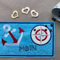 Maritimes Sommerspecial: 10 Stickdateien für 10x10cm – Seepferdchen, Anker & mehr Bild 5