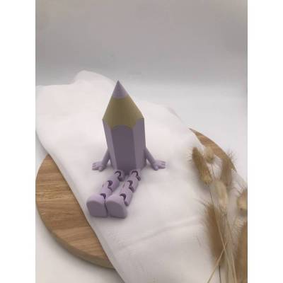 3D Druck Deko Stift mit Wackelbeinen – Schulkind Einschulung – Verschiedene Farben