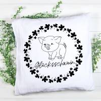 Glücksschwein Bundle PNG SVG Datei - Download Plotterdatei - Plotter File -  Glück Glücksklee Bild 3
