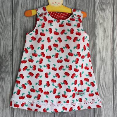 Süßes Kleidchen/ Tunika/Hängerchen * Kirschen* Gr. 68 -104 machbar