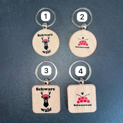 Schlüsselanhänger Schwarzwald, diverse Designs, Geschenkidee, Weihnachten, Geburtstag, Glücksbringer, wandern
