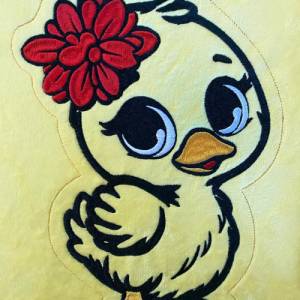 Stickdatei ITH Entchen Schnuggelinchen für Rahmen 13x18 cm, Maschinenstickerei, ITH Stickmuster mit Tiermotiv Bild 5