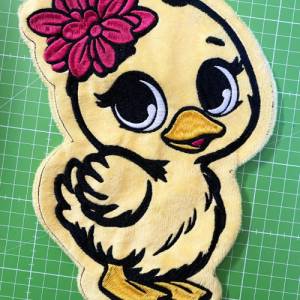 Stickdatei ITH Entchen Schnuggelinchen für Rahmen 13x18 cm, Maschinenstickerei, ITH Stickmuster mit Tiermotiv Bild 6