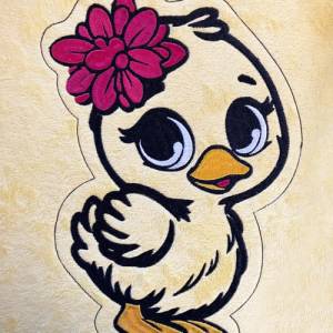 Stickdatei ITH Entchen Schnuggelinchen für Rahmen 13x18 cm, Maschinenstickerei, ITH Stickmuster mit Tiermotiv Bild 8