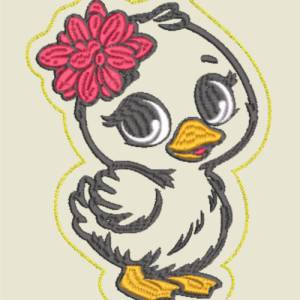 Stickdatei ITH Entchen Schnuggelinchen für Rahmen 13x18 cm, Maschinenstickerei, ITH Stickmuster mit Tiermotiv Bild 9