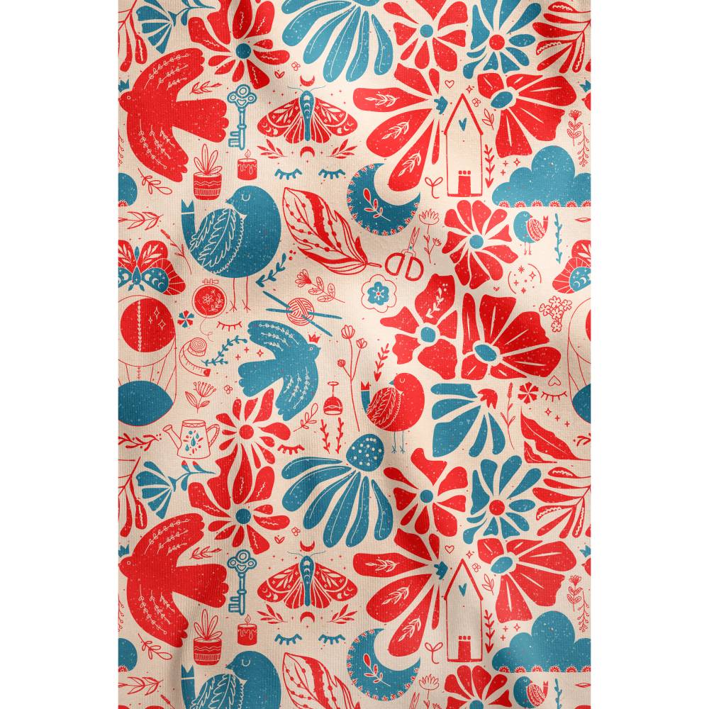 Bunter Baumwollstoff Blumenmuster Stoffpaket Nähen Patchwork DIY