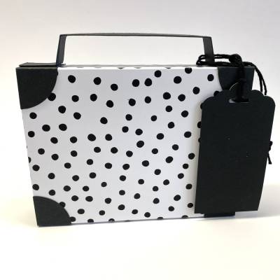 Koffer aus Karton – Handgemachte Geschenkverpackung für Urlaub, Reisegutschein oder Geldgeschenk (15x11x3,5cm)