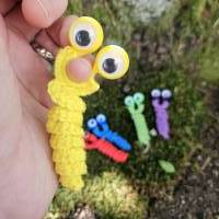 Häkelanleitung für ,,Glubschi Wurmy's