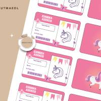 Magische Einhorn-Ausweise – Kreative Mitgebsel für Kinderfeste Bild 7