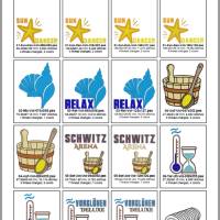 Relax Time Stickdateien – 20 Wellness- & Sauna-Motive ab 10x10 cm für Handtücher & Taschen Bild 3