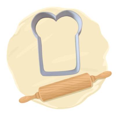 Keksausstecher Toast