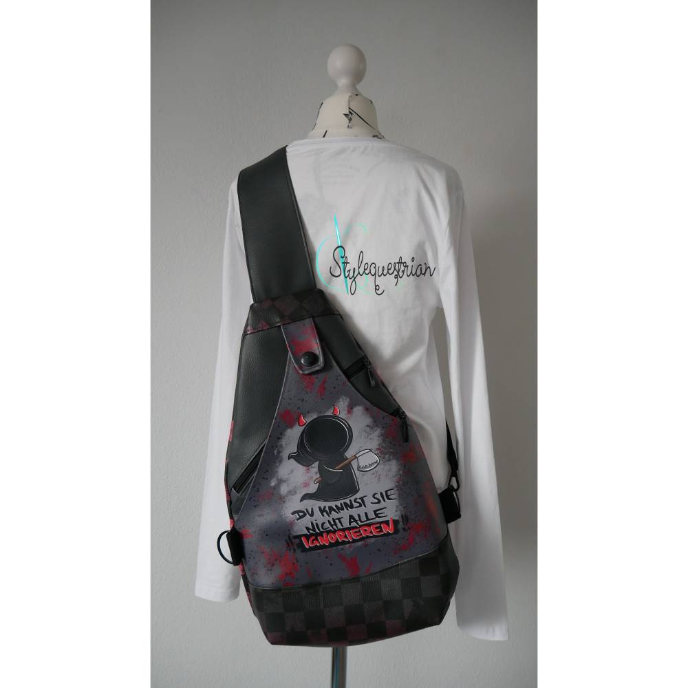 Sling Bag Cross Body Bag – Einzigartige Panel-Tasche für beide