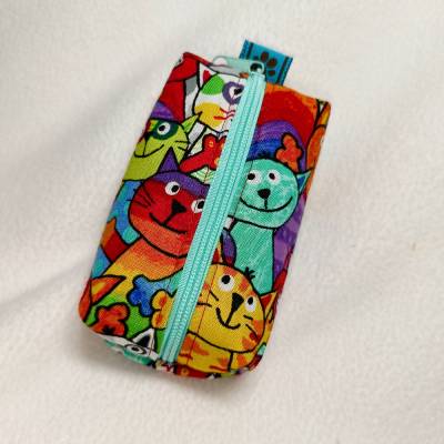 Schlüsselbund Tasche, Täschchen klein, Muster wählbar, Aufbewahrung, Tampontasche