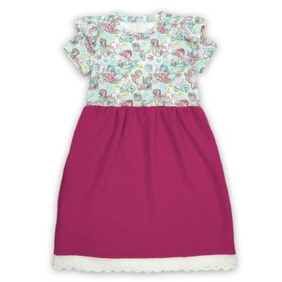 Kleid mit Rüschenärmel 