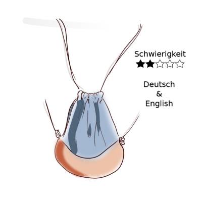 SCHNITTMUSTER Rucksack deutsch und englische Sprache, Rucksack 1.0 für alle Einsteiger, Anfänger, DIY Nähprojekt
